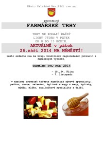 Plakát farmářské trhy